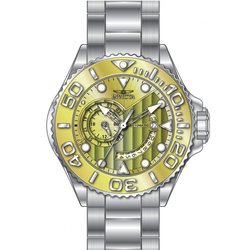 Reloj Invicta de Grand Diver de caballero pulsera de metal 52 mm