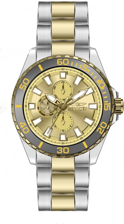 Reloj Invicta de hombre pulsera de metal 46 mm