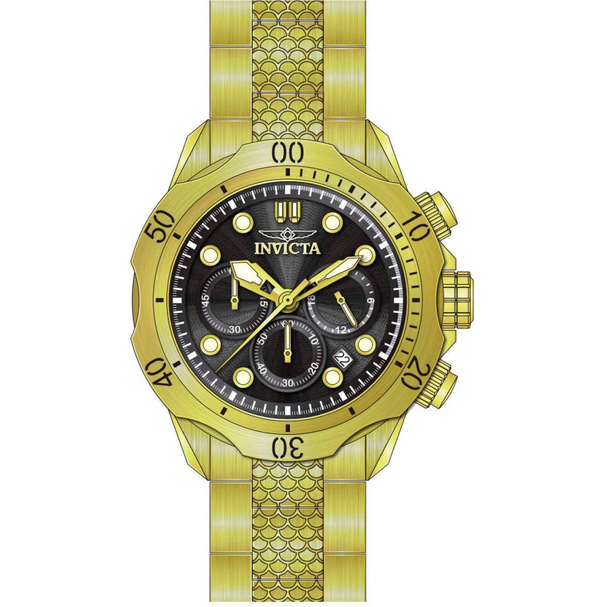 Reloj Invicta Venom de hombre pulsera de metal 45 mm