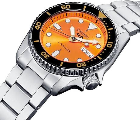 SRPK35K1 Reloj Seiko Serie 5 Análogo para Hombre pulsera de Metal