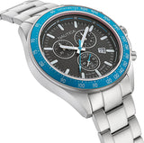 NAPOBF119 Nautica Reloj Análogo para Hombre Pulsera de Metal