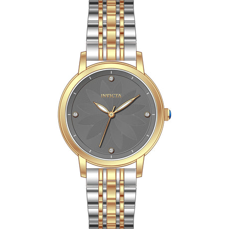Reloj Invicta Wildflower de dama correa de metal 34 mm