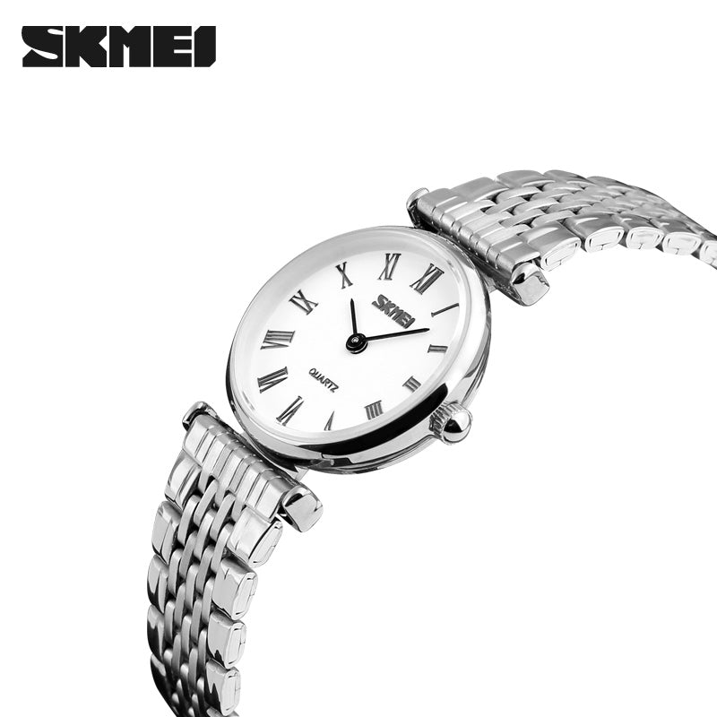 9105 Reloj Skmei pulsera de metal análogo dos tamaños