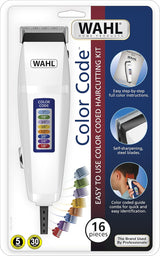 9155-100 kit de corte de pelo codificado por colores de 16 piezas Wahl