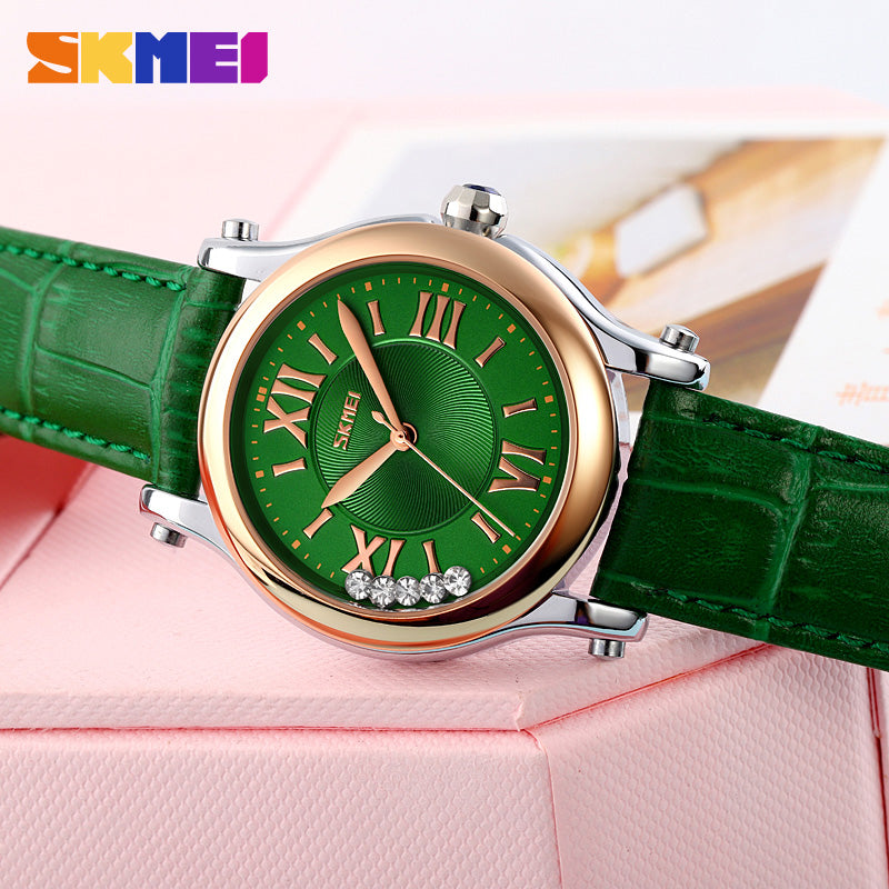 9265 Reloj Skmei para Mujer Pulsera de Cuero Análogo