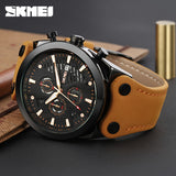 9282 Reloj Skmei para Hombre Pulsera de Cuero Análogo