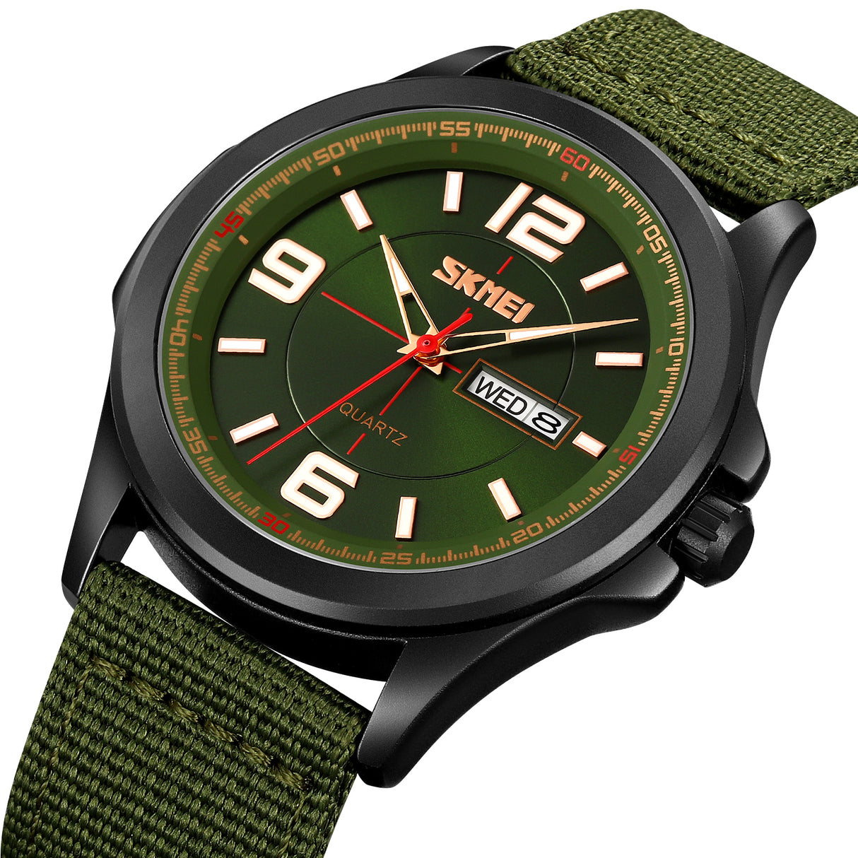 9315 Skmei Reloj para Hombre Pulsera de Tela Análogo