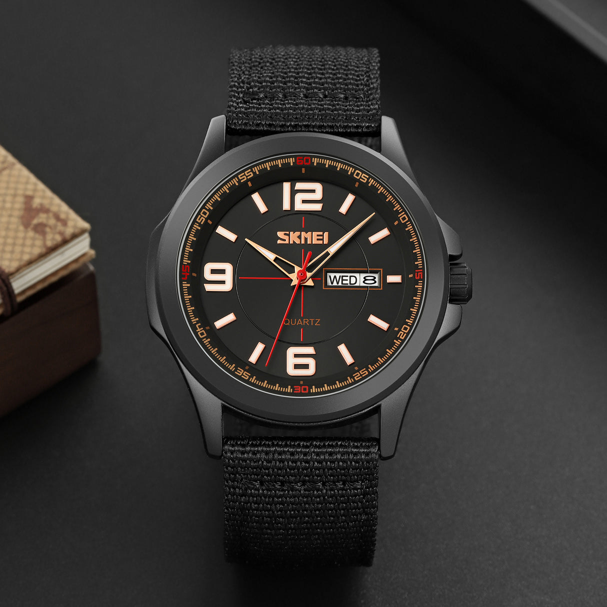 9315 Skmei Reloj para Hombre Pulsera de Tela Análogo