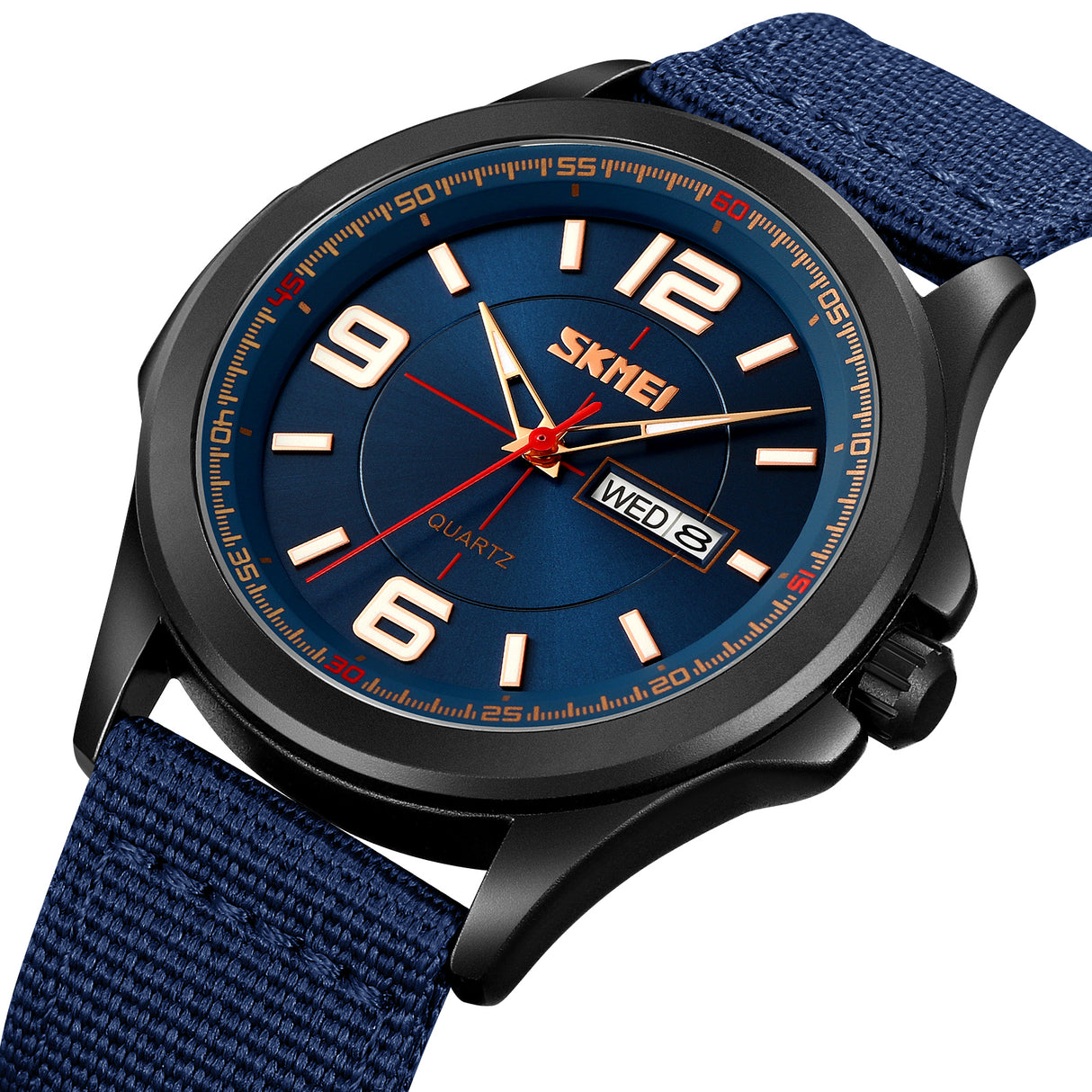 9315 Skmei Reloj para Hombre Pulsera de Tela Análogo