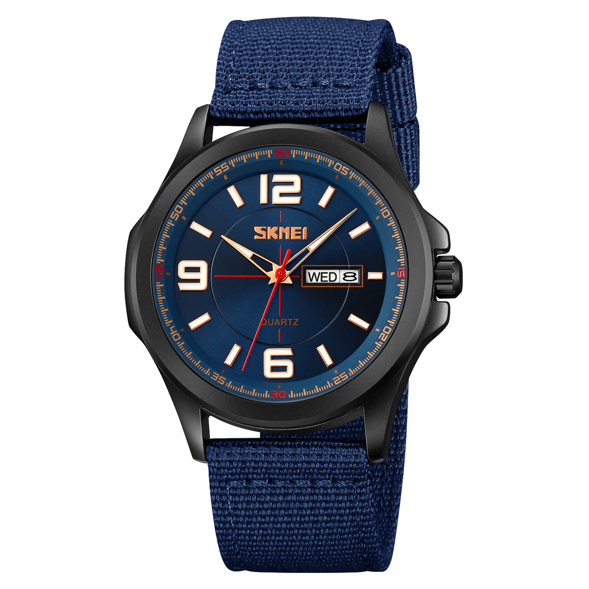 9315 Skmei Reloj para Hombre Pulsera de Tela Análogo