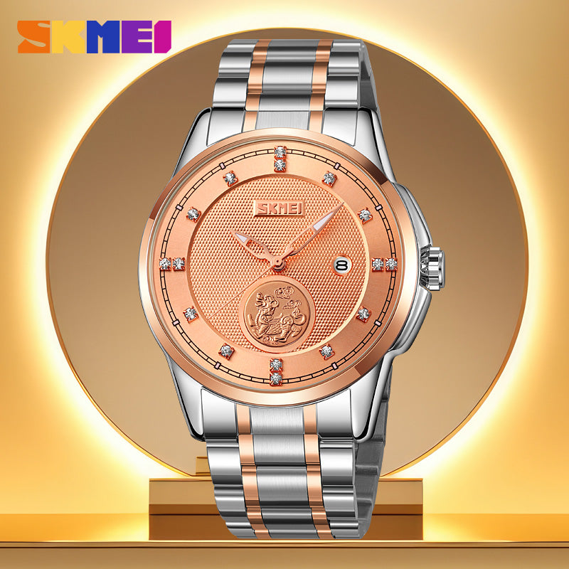 9321 Reloj Skmei para caballero pulsera de metal