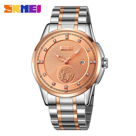 9321 Reloj Skmei para caballero pulsera de metal