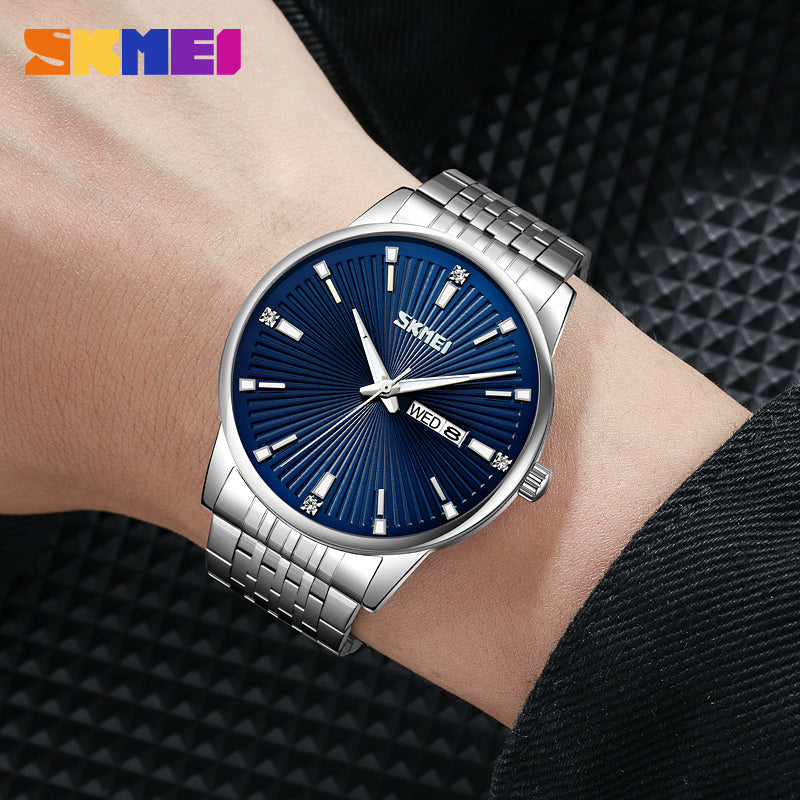 9323 Skmei Reloj para Hombre Pulsera de Metal Análogo