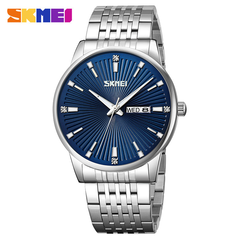 9323 Skmei Reloj para Hombre Pulsera de Metal Análogo