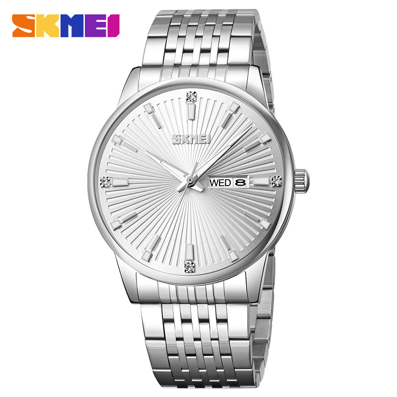 9323 Skmei Reloj para Hombre Pulsera de Metal Análogo