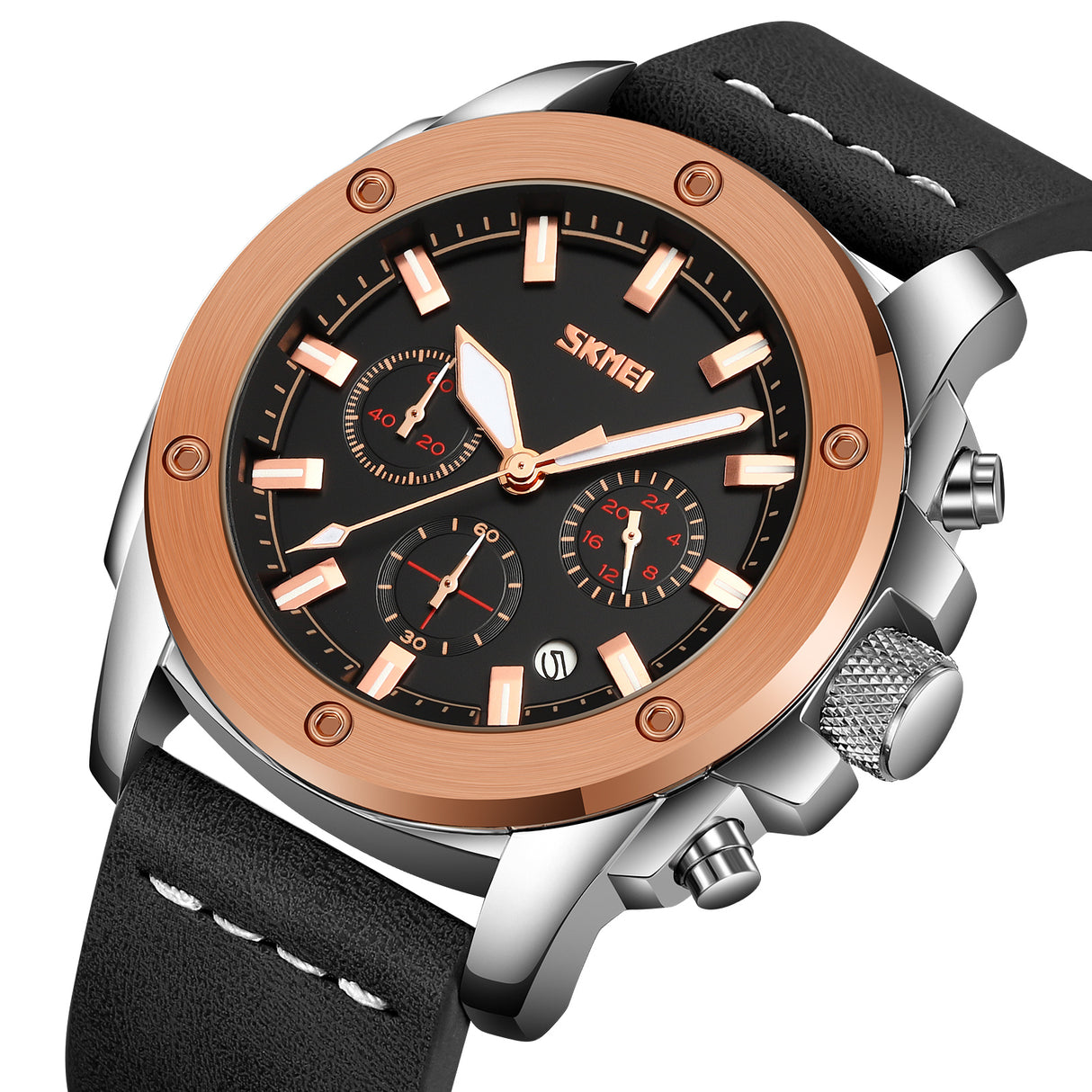 9327 Reloj SKMEI para hombre pulsera de cuero