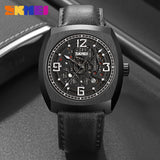 9336 Skmei Reloj para Hombre Pulsera de Cuero Análogo