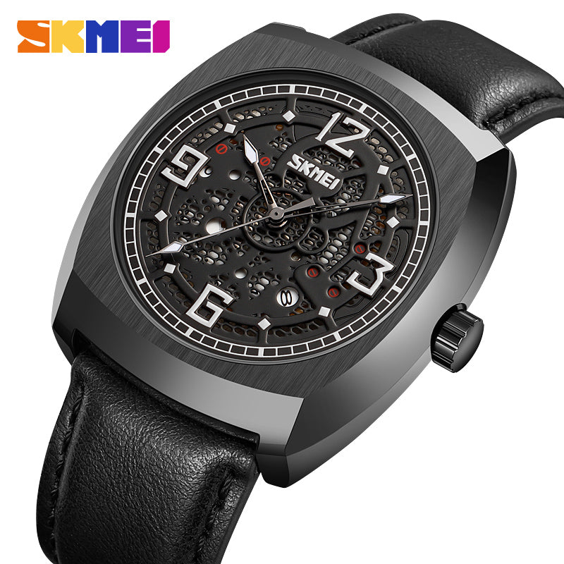 9336 Skmei Reloj para Hombre Pulsera de Cuero Análogo