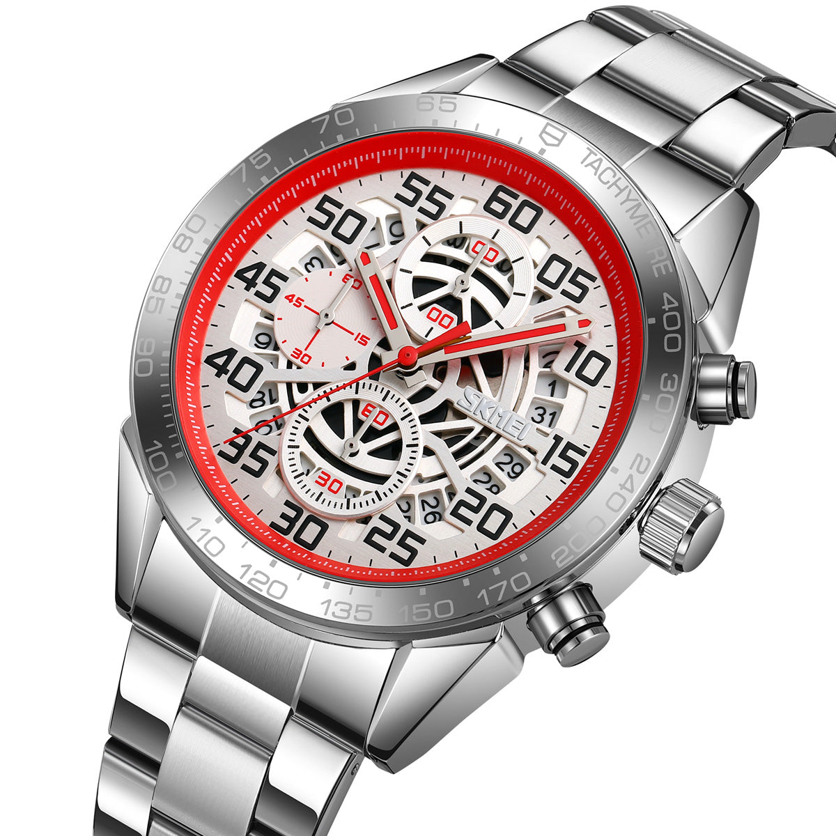 9338 Reloj Skmei para hombre pulsera de metal