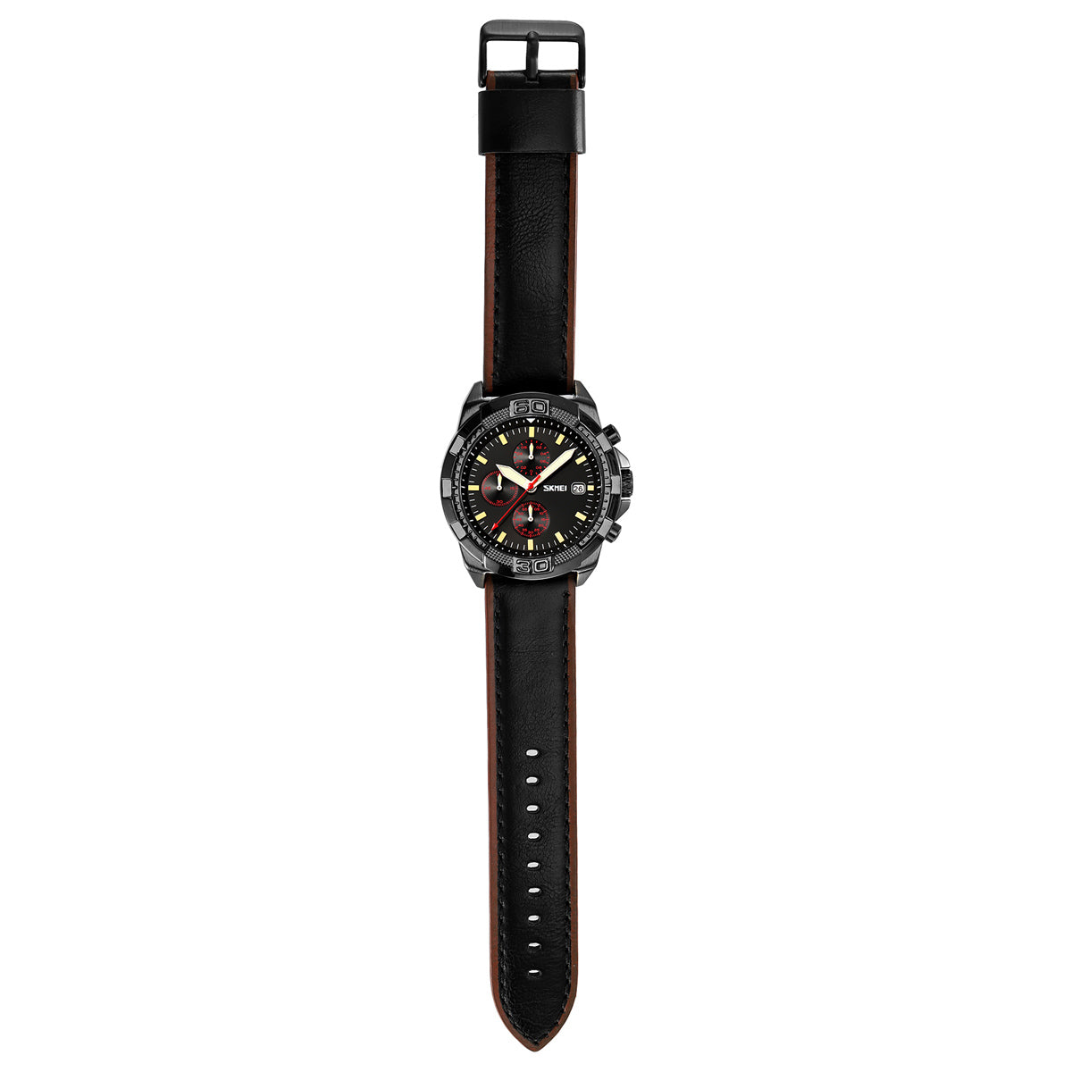 9347 Reloj Skmei para caballero pulsera de piel