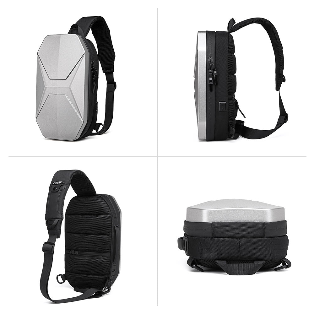 9509 Bolso Ozuko Tipo Pechera Carbon Series