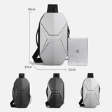 9509 Bolso Ozuko Tipo Pechera Carbon Series