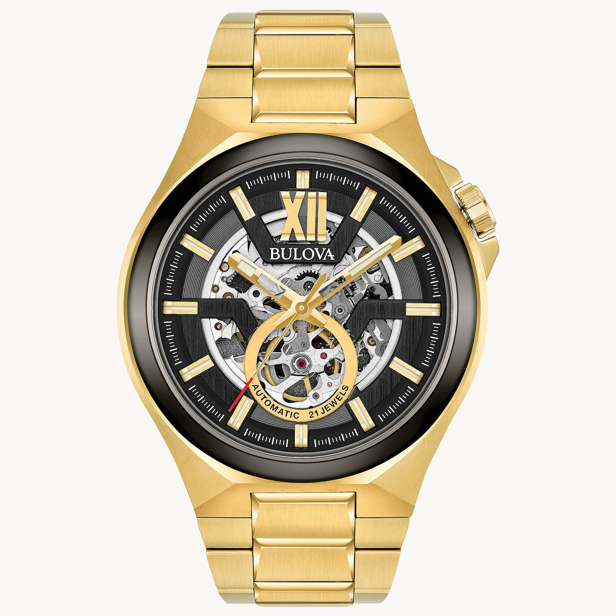 95A178 Reloj Bulova Machine de hombre pulsera de metal 46 mm