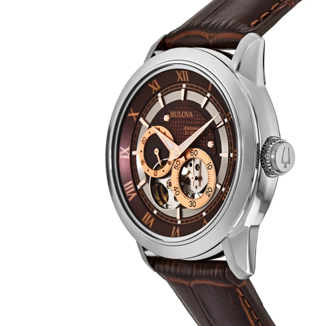 96A120 Reloj Bulova Sutton de hombre pulsera de piel 41 mm