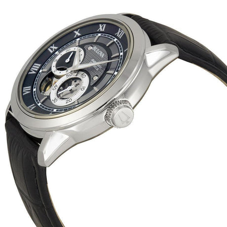 96A135 Reloj Bulova Sutton de hombre correa de piel 41mm