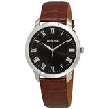 96A184 Reloj Bulova para hombre pulsera de cuero