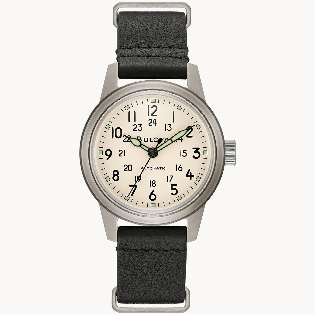 96A246 Reloj Bulova Hack Watch de hombre pulsera de piel
