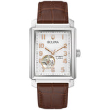 96A268 Reloj Bulova Sutton de hombre correa de piel 33 mm