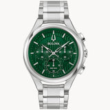 96A297 Reloj Bulova Curv de hombre pulsera de metal 44mm