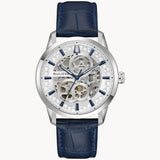 96A330 Reloj Bulova Sutton de hombre automático banda de piel