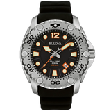 96B228 Reloj Bulova Sea King de hombre pulsera de caucho 48 mm