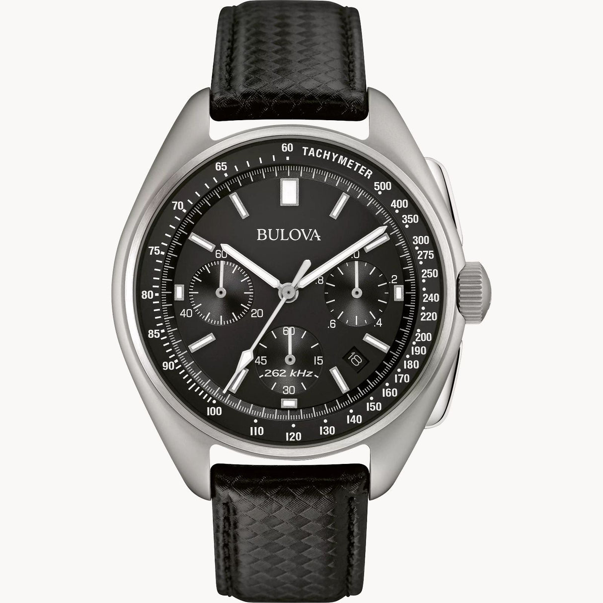 96B251 Reloj Bulova Lunar Pilot de caballero pulsera de cuero
