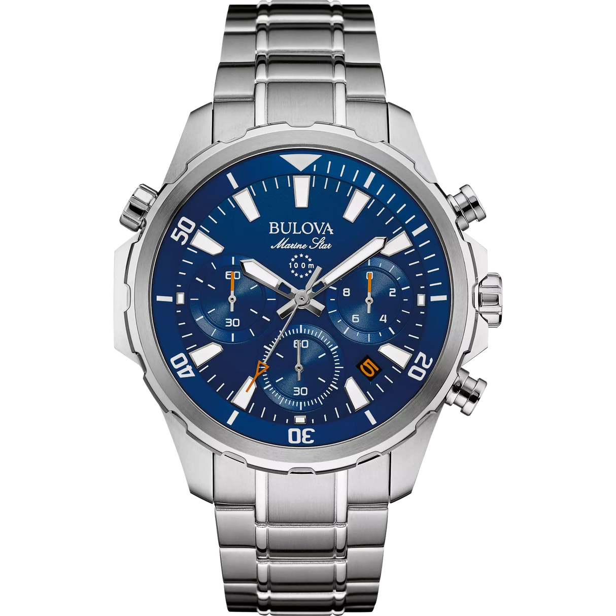 98H37 Reloj Bulova Marine Star de hombre pulsera de metal