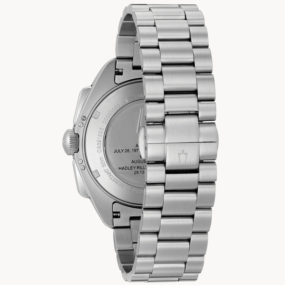 96B258 Reloj Bulova Lunar Pilot de hombre pulsera de metal