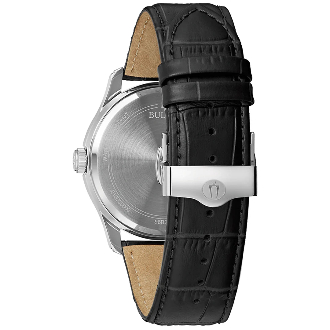 96B390 Reloj Bulova Classic Wilton de hombre correa de piel 41 mm