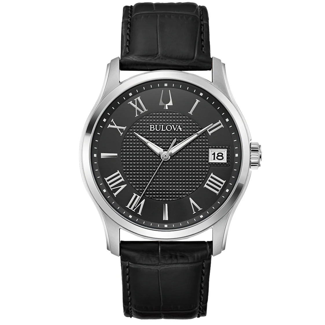 96B390 Reloj Bulova Classic Wilton de hombre correa de piel 41 mm