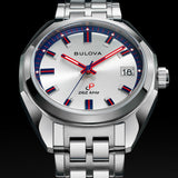 96B400 Reloj Bulova Jet Star de hombre pulsera de metal 40 mm