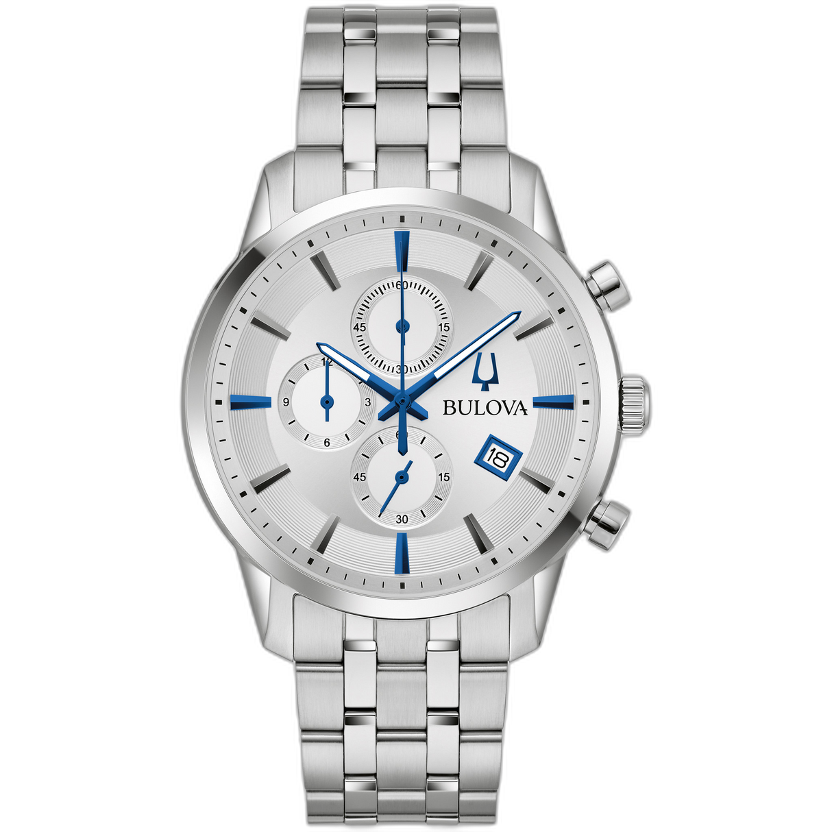 96B404 Reloj Bulova Sutton de hombre pulsera de acero inoxidable