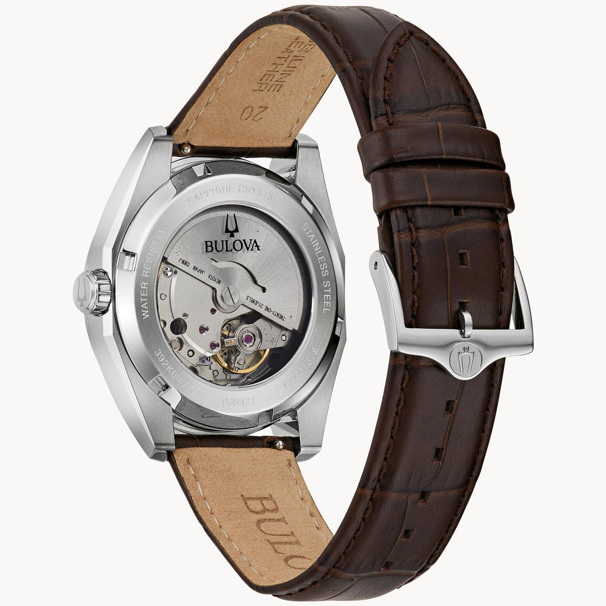 96B427 Reloj Bulova Surveyor de caballero pulsera de piel