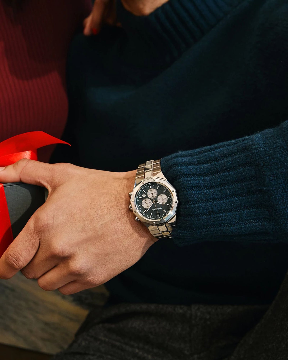 96B459 Reloj Bulova Prestige de hombre banda de metal 40 mm