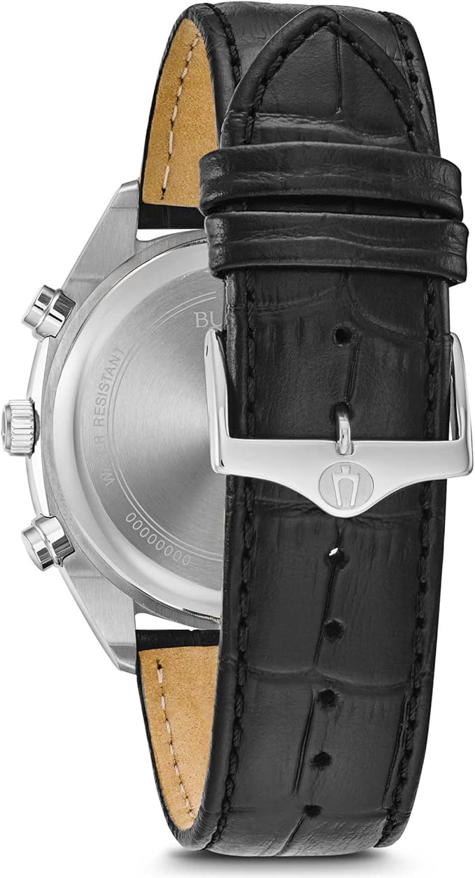 96C133 Reloj Bulova para hombre pulsera de cuero