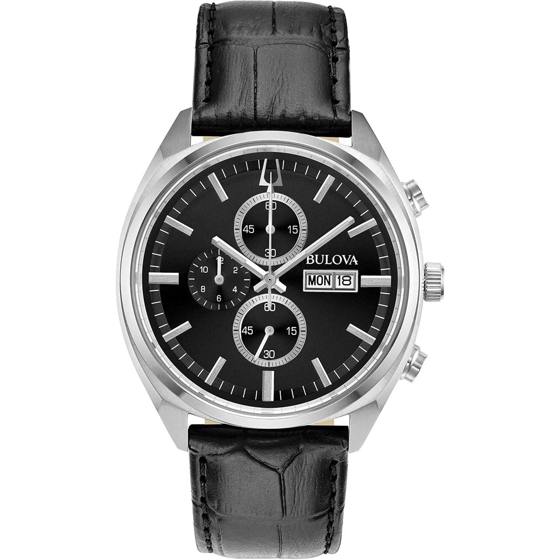 96C133 Reloj Bulova para hombre pulsera de cuero