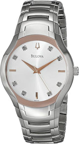 96D116 Reloj Bulova para caballero pulsera de metal