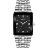 96D145 Bulova Quadra Reloj para Hombre Pulsera de Metal Análogo