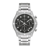 96J119 Reloj Bulova Classic Diamond de hombre correa de metal