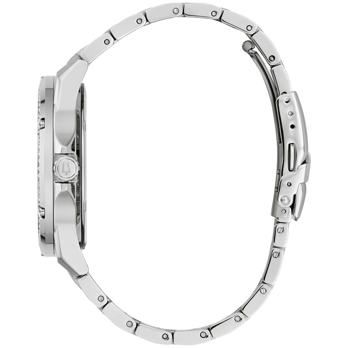 96K114 Reloj Bulova Crystal de hombre correa de metal